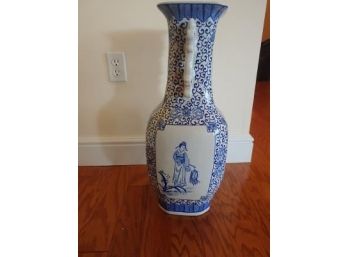 Blue & White Japanese Vase