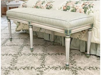 An Upholstered Bench In Louis XVI Style