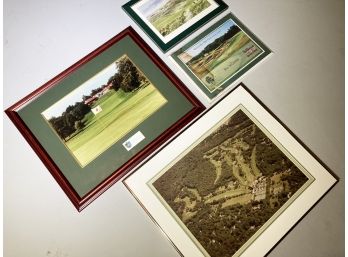 Framed Golf Prints 2
