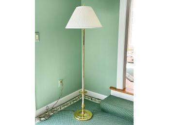A Brass Standing Lamp