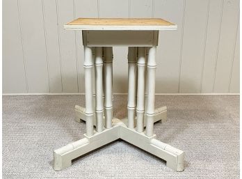 A Faux Bamboo Table Base