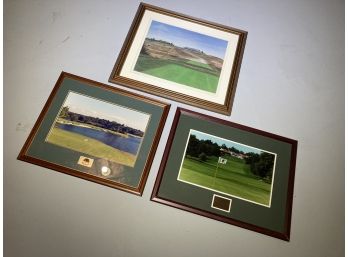 Framed Golf Prints 1
