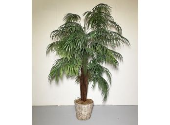 A Huge Faux Palm Tree - Nearly 8' Tall!