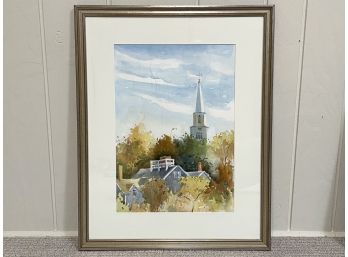 A Framed Watercolor By A.W. Gibb