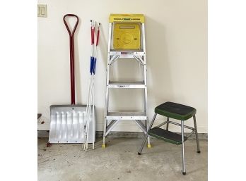 A Ladder And Garage Assortment