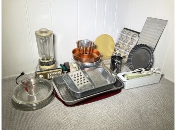 Vintage Kitchen - Pyrex, Pans, Blender And More