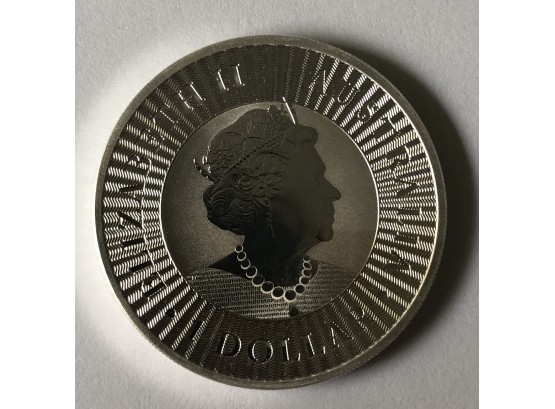 2021 1 Ounce .9999 Silver Australian Kangaroo Dollar Coin