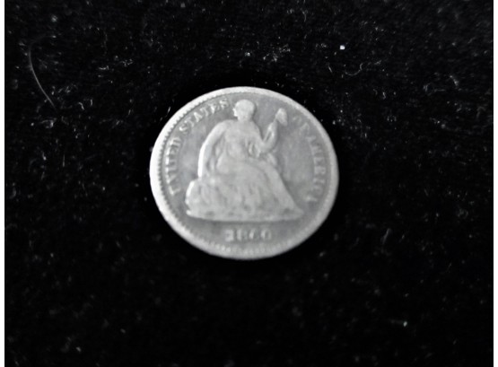 1860 U.S. Seated Liberty Silver Half Dime
