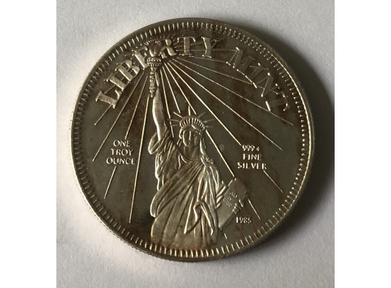 Liberty Mint 1 Troy Ounce .999 Fine Silver