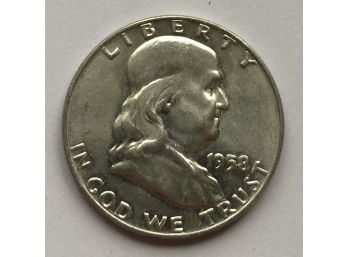 1958 D Franklin Half Dollar (BU Quality)