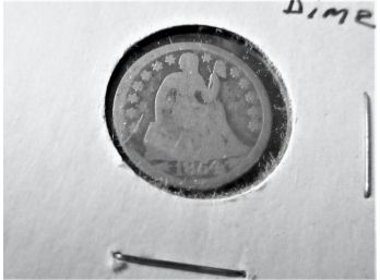 1854 U.S. Seated Liberty Silver Dime