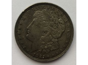 1921 US Morgan Silver Dollar (nice Color)