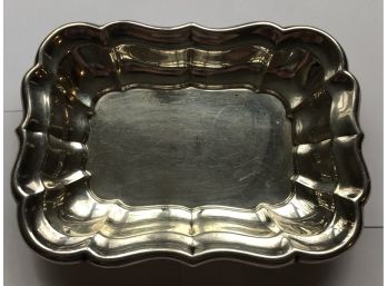Small Rectangular Sterling Silver Tray '4.18 T Oz