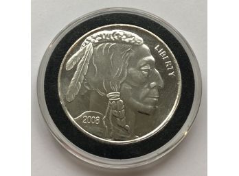 2008 Buffalo Dollar 1 Ounce .999 Fine Silver Coin BU Quality