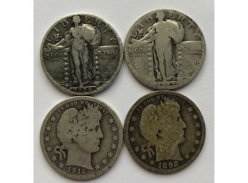 Combo Of Quarters (See Description For Type Coins And Dates)