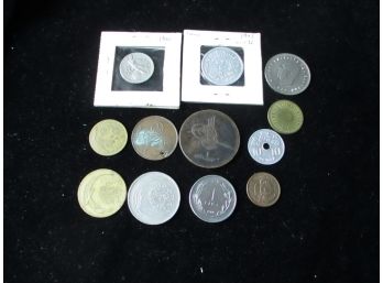 Lot Of 12 Foreign Coins