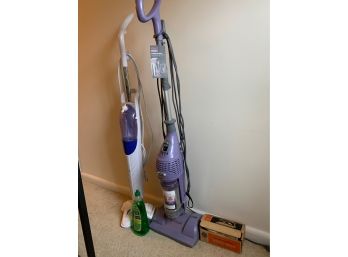 Lot  #2 Of Steam Cleaner Mop, Iron, & Vacuum Steam Cleaner Look At Photos For Details