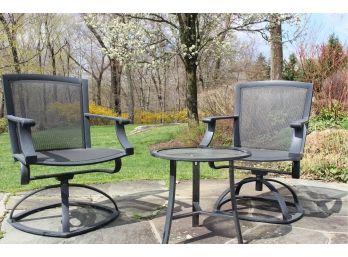Brown Jordan Outdoor Rocker Chairs And Table