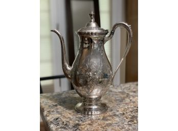 One Silver Plated Coffee Urn