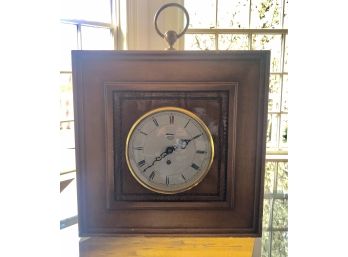 Smiths 8 Day 4 Jewel Mantle Clock With Key