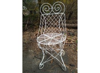 Outdoor Wire Chair / Plant Stand / Garden Seat