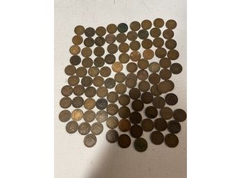 100  Indian Head Pennies 19th And 20 Th Century Good Condition