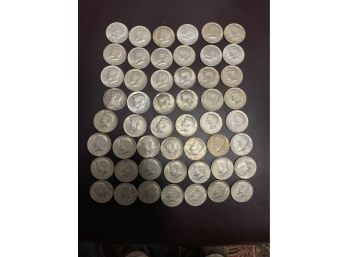 51  Kennedy Half Dollars 65-69 Good ConditIon 40  Silver