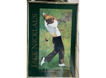 Pro Golfer Jack Nicholas Poster 'Player Of The Century'
