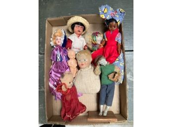 Nice Box Of Vintage Dolls