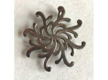 Unusual Antique STERLING Pin/Pendant