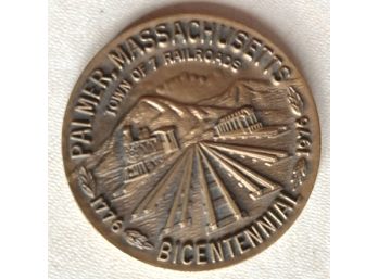 'PALMER, MASSACHUSETTS BICENTENNIAL' MEDALLION, 1976
