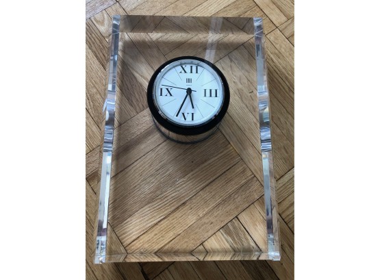 Felice Antonio Botta Crystal Quartz Clock
