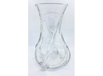 Vintage Baccarat Crystal Serpentine Vase