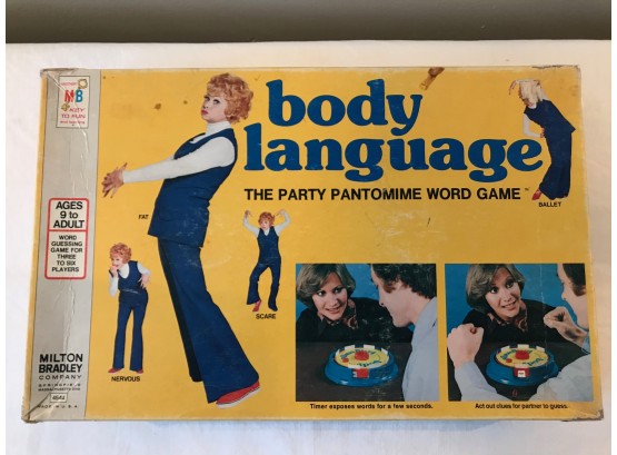 Body Language Board Game -- Featuring Lucille Ball?? -- 1975