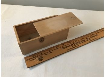 Small Wooden Box, Made In France