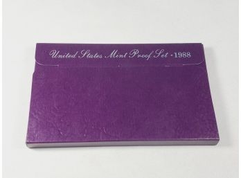 1988  United States  Proof Set With Cert. In Original Government Packaging