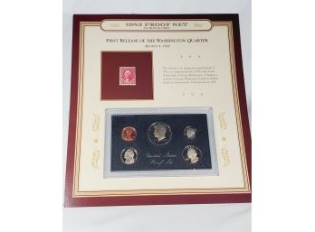 1983 Proof Set With Stamp And History