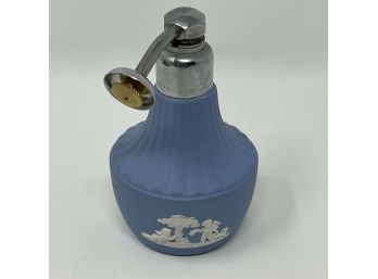 Vintage Wedgwood Jasperware BLUE & WHITE 3.5' Neo-Classical Perfume Bottle