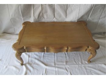 Vintage French Provincial Style Solid Wood Coffee Table.