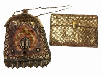 Pair Of Vintage Whiting And Davis Mesh Purses.  Lot # 2