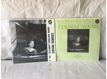 Pair Of Vintage Sealed Guiomar Novaes Records LP's.