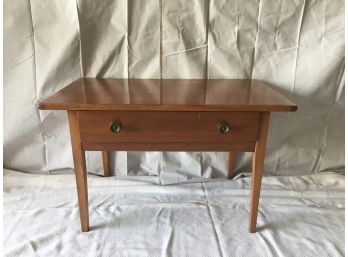 Antique Early American One Drawer Low Table
