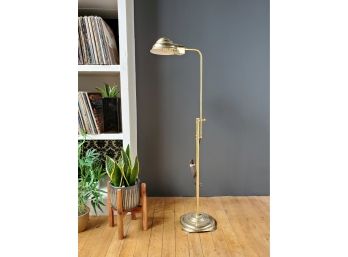 Vintage Solid  Brass Adjustable Floor Lamp