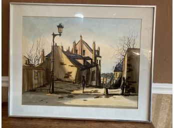 Watercolor Signed Quercy