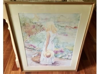 Large Watercolor ~ Signed Nancy Phelps ~
