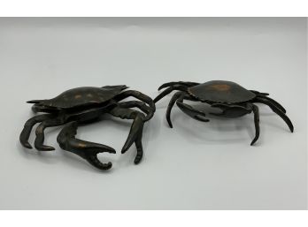 Vintage Cast Iron Crab Ink Well & Crab Ashtray?
