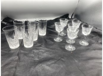 Set Of 6 Gorham Crystal Cordial Glasses And More
