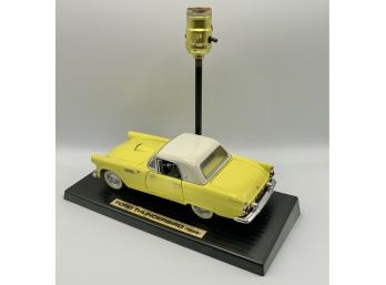 Yellow 1955 Ford Thunderbird Table Lamp