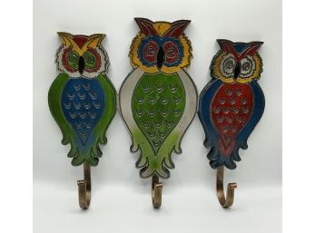 Owl Trio Wall Rack ~ Adorable ~