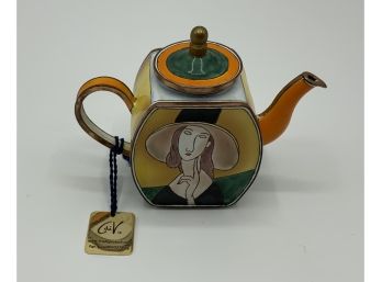 Beautiful Charlotte Di Vita Enameled Teapot